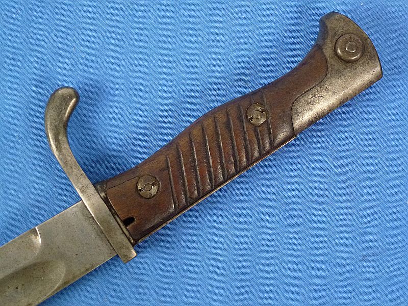 1914 Dated Model M1898/05 Butcher Blade Bayonet by Alexander Coppel with Frog and Knot - Image 8