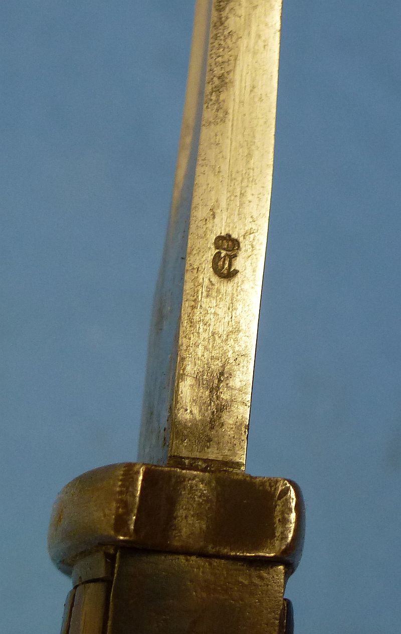 Imperial German Double Maker Marked Model M1898/05 Butcher Blade Bayonet by L. O. Dietrich / Hilger & Sohne, with Frog and Knot - Image 8