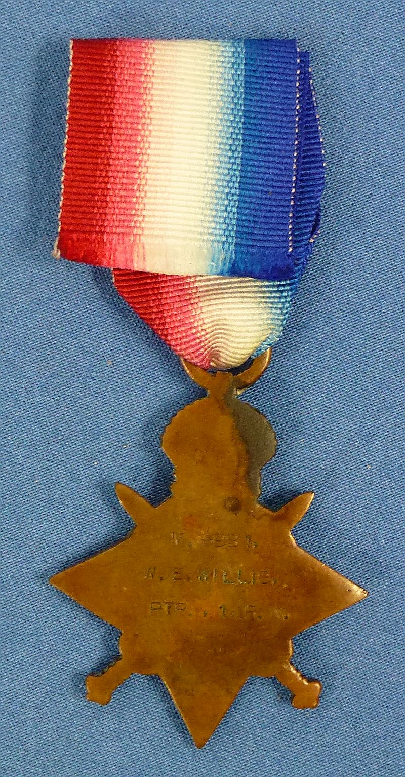 British WWI 1914-15 Star to the Royal Navy - Image 2