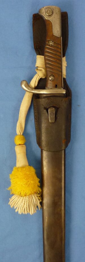 Imperial German Model M1898/05 Butcher Blade Bayonet by Gottlieb Hammersfahr with Frog and Knot
