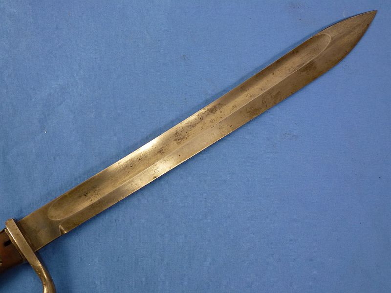 Imperial German Model M1898/05 Butcher Blade Bayonet by Gottlieb Hammersfahr with Frog and Knot - Image 4