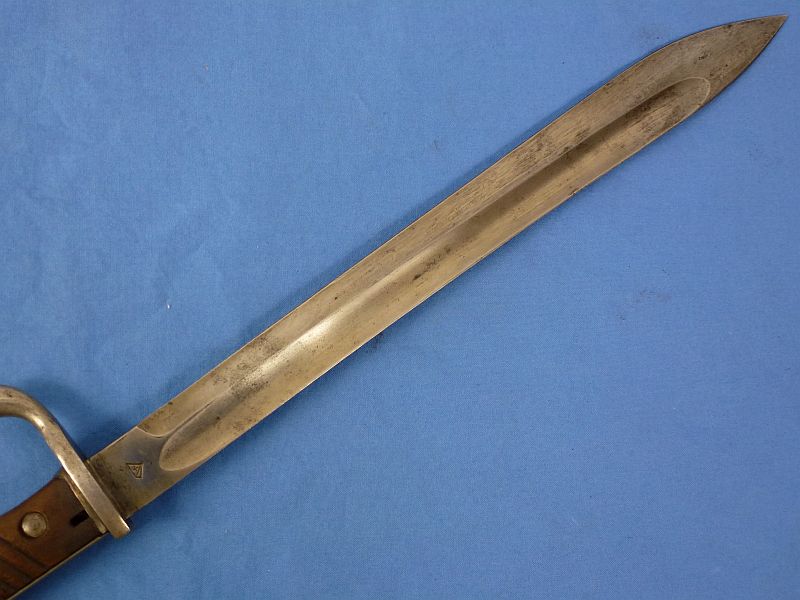 Imperial German Model M1898/05 Butcher Blade Bayonet by Gottlieb Hammersfahr with Frog and Knot - Image 5