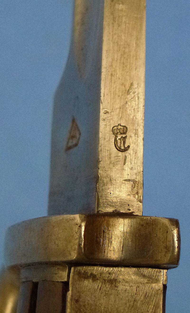 Imperial German Model M1898/05 Butcher Blade Bayonet by Gottlieb Hammersfahr with Frog and Knot - Image 7