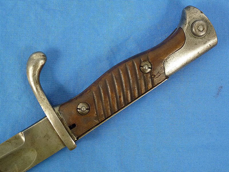 Imperial German Model M1898/05 Butcher Blade Bayonet by Gottlieb Hammersfahr with Frog and Knot - Image 8