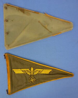 WWII Kriegsmarine Coastal Artillery Officer's Vehicle Pennant