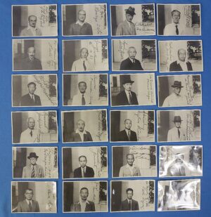 Group of 24 Photographs of Accused Japanese War Criminals