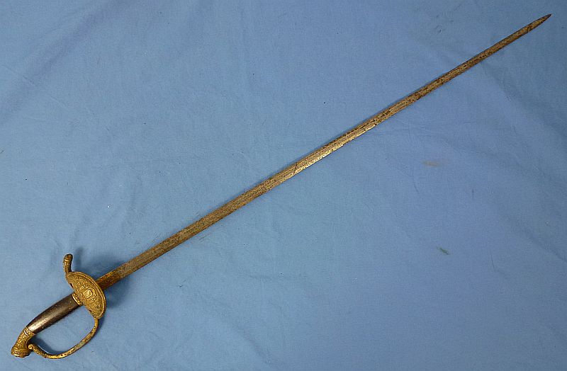 Imperial Baden Etched Blade Civil Service Sword by Horster - Image 2