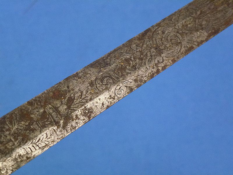 Imperial Baden Etched Blade Civil Service Sword by Horster - Image 5