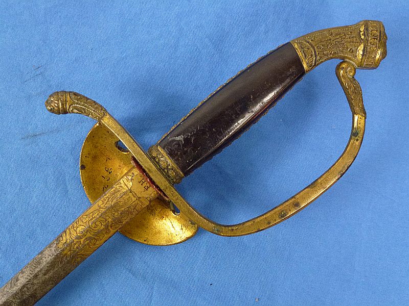 Imperial Baden Etched Blade Civil Service Sword by Horster - Image 8