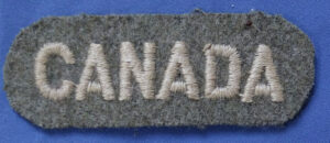 WWII "Canada" Shoulder Title