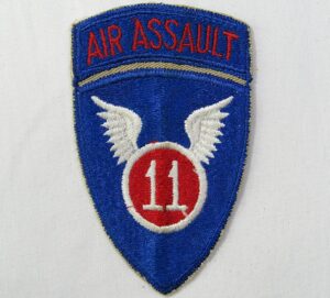 11th Airborne Air Assault Patch
