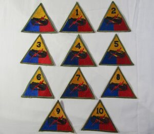 11 Different WWII Armor Patches