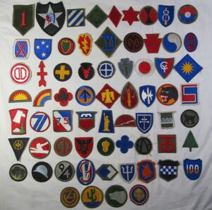 67 Different WWII Divisions Patches