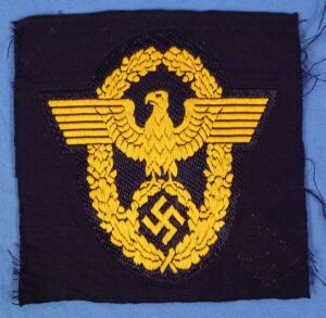 Third Reich Water Protection Police Sleeve Eagle