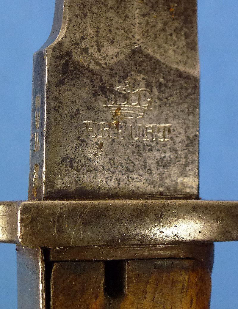 1915 Dated Model M1898/05 Butcher Blade Bayonet by the Prussian Royal Arsenal at Erfurt - Image 6