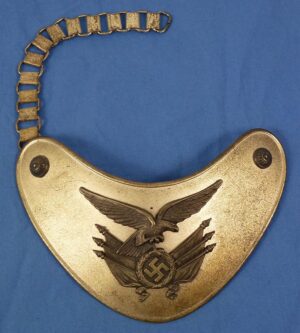 WWII Luftwaffe Standard Bearer's Gorget by C.E. Junker