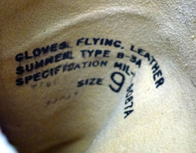 WWII U.S. Navy Aviator B-3A Flying Gloves - Image 4