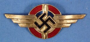 DLV Visor Cap Insignia by Wilhelm Deumer