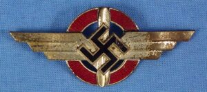 DLV Visor Cap Insignia by Wilhelm Deumer