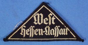 BDM District Sleeve Triangle of west Hessen-Nassau