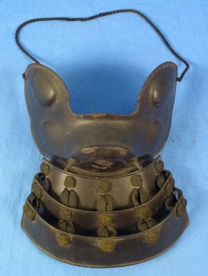 Japanese Edo Period Samurai Armor Tsubame Hanbo (Half Mask)
