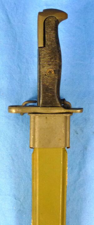 1918 Dated Model 1905 Bayonet by Springfield Armory in U.S. Navy MK-1 Scabbard