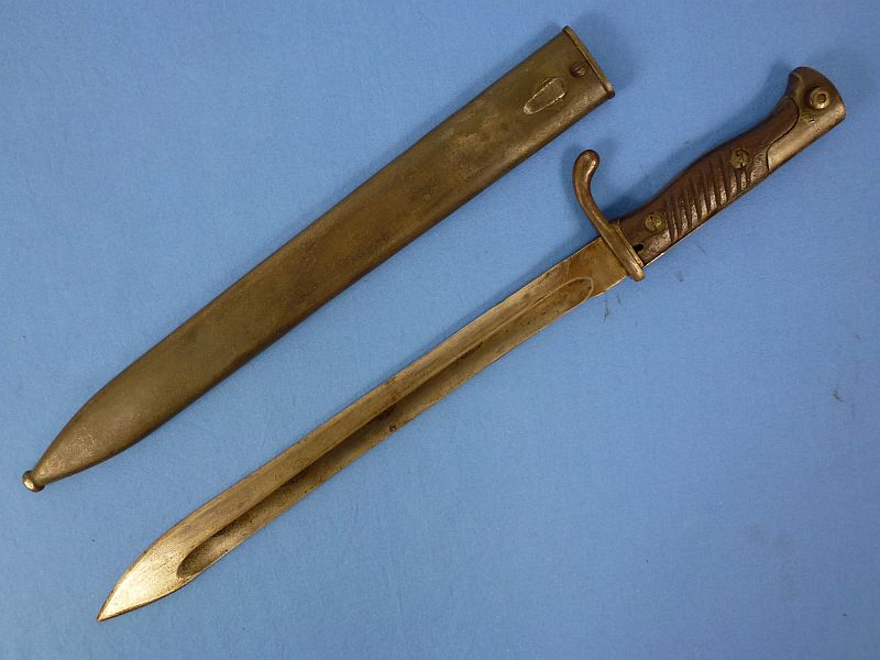 1916 Dated Imperial German Model M1898/05 Butcher Blade Bayonet by Simson & Company - Image 2