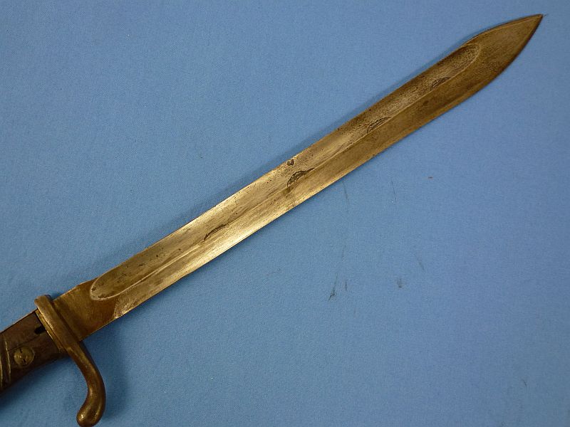 1916 Dated Imperial German Model M1898/05 Butcher Blade Bayonet by Simson & Company - Image 4