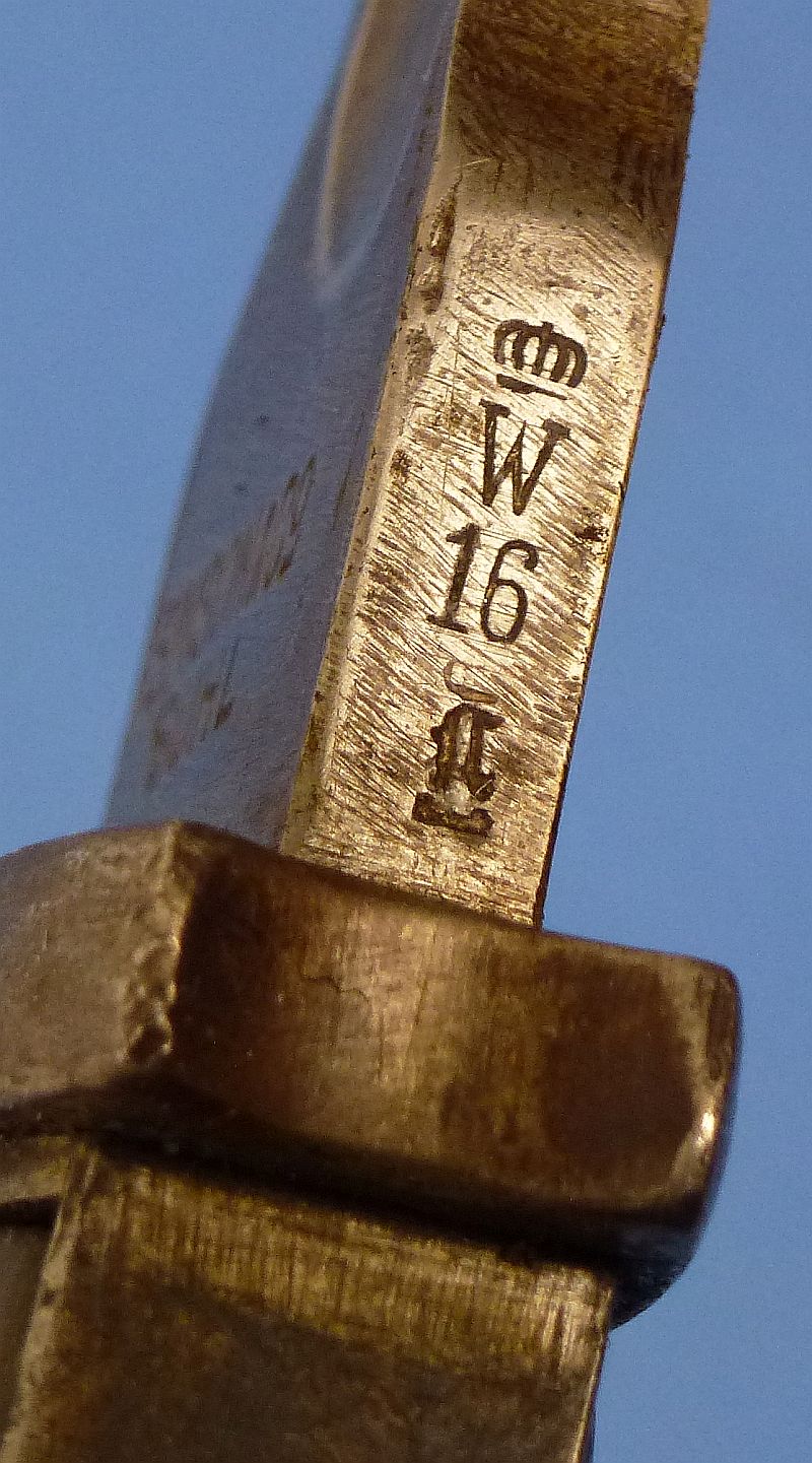 1916 Dated Imperial German Model M1898/05 Butcher Blade Bayonet by Simson & Company - Image 7
