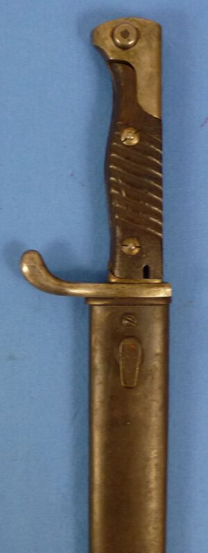 WWI Imperial German Model M1898/05 Butcher Blade Bayonet by H. Mundlos & Company