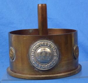 WWI 1913 Dated Shell Casing Trench Art