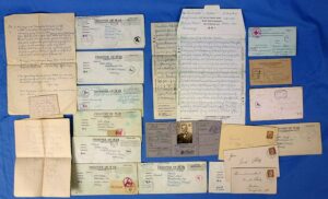 Wartime Correspondence Group from a German Prisoner of War in New York