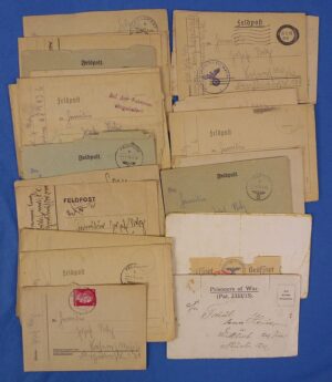 A Group of WWII German Soldier's Feldpost Correspondence