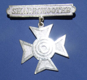 WWI Sharpshooter Badge / Gaunt New York / Made In England