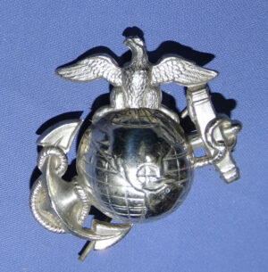 Span Am Marine Corps Eagle Globe & Anchor Cap Insignia