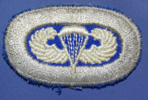 517th Airborne Oval with Embroidered Jump Wings