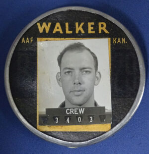 WWII Army Airforce Photo ID Crew Badge
