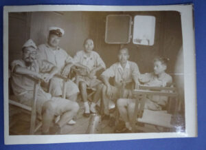 WWII Japanese Navy Group Photo 4-3/4 x 3-3/8"