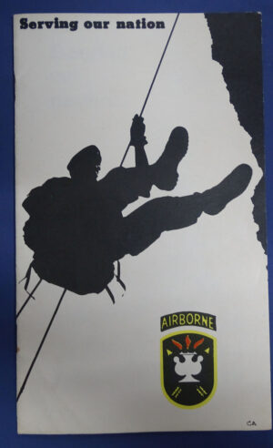 Vietnam War Special Forces Booklet "Serving Our Nation" 5 x 8 1/2"
