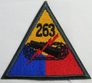263rd Tank Battalion Patch