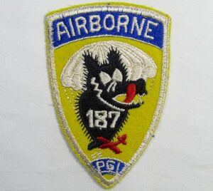 Post WWII 187th Parachute Glider Infantry Patch