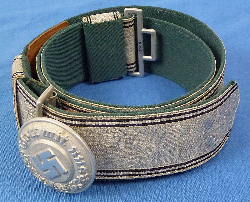 SS / Police Officer Brocade Dress Belt - Image 7
