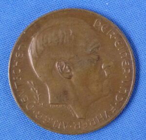 1938 AH Medal Commemorating the Annexation of Austria and the Sudetenland