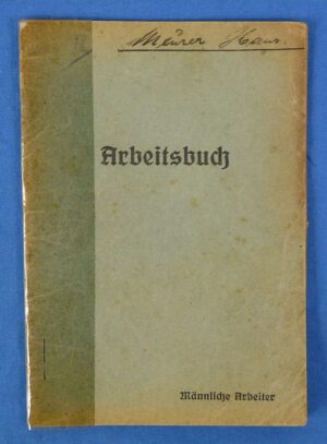 1935 Third Reich Arbeitsbuch