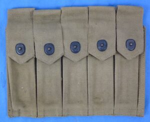 1942 Dated U.S. Marine Corps Thompson Submachine Gun Magazine Pouch