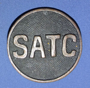 WWI SATC Collar Pin Back Disk
