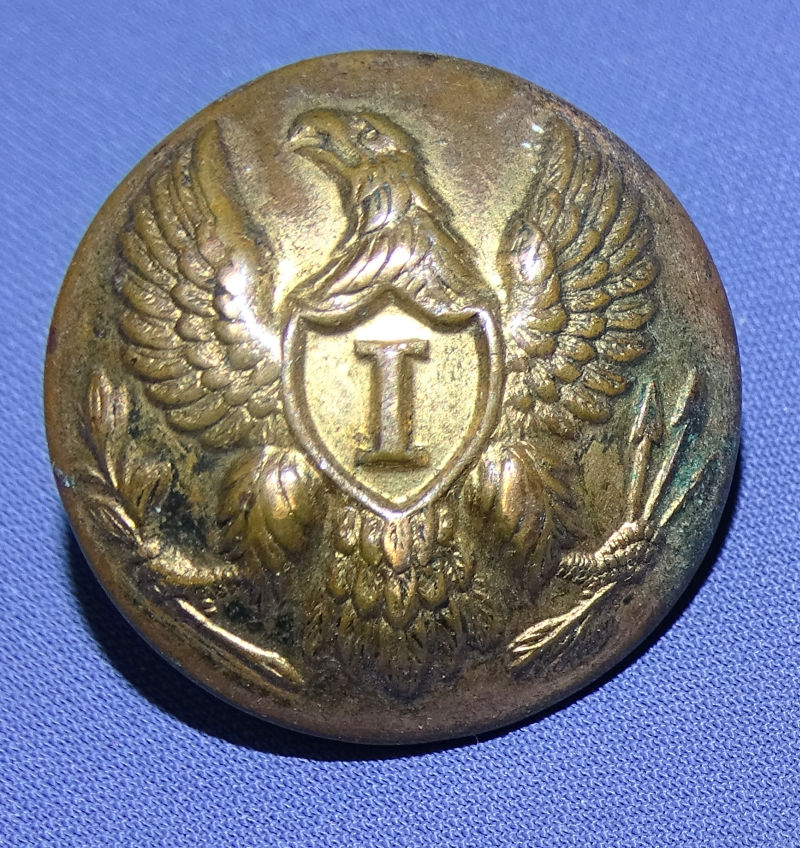 Civil War R Button Civil War Infantry Uniform Button Scovill MFG Co Waterbury – Griffin ...