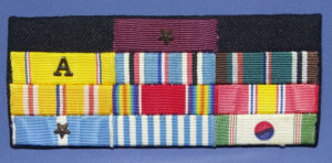 U.S. Navy Tailored Ribbon Set 10 Awards WWII & Korea