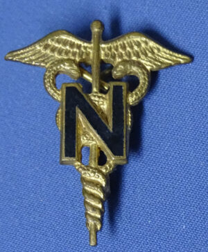 WWII Army Nurse Collar Insignia - J.R. Guant London