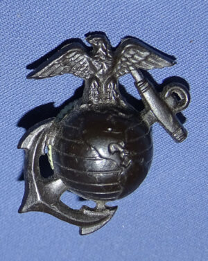 WWII Plastic Marine Corps Eagle Globe & Anchor EGA